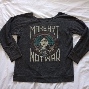 Obey Make Art Not War Sweater